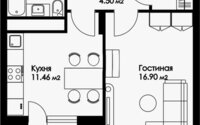Продажа 1-комнатной квартиры, 41.45 м² в Астане - фото 3