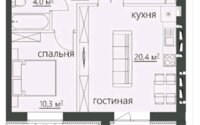 Продажа 2-комнатной квартиры, 45 м² в Караганде