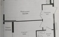 Продажа 2-комнатной квартиры, 55 м² в Астане