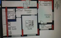 Продажа 2-комнатной квартиры, 57.28 м² в Астане
