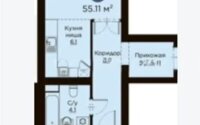 Продажа 2-комнатной квартиры, 55 м² в Астане