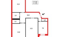 Продажа 3-комнатной квартиры, 65 м² в Караганде - фото 7