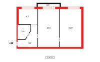 Продажа 2-комнатной квартиры, 52 м² в Караганде - фото 11