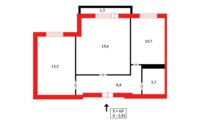 Продажа 2-комнатной квартиры, 60 м² в Караганде - фото 19