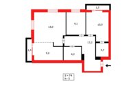Продажа 3-комнатной квартиры, 73 м² в Караганде - фото 18