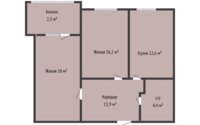 Продажа 2-комнатной квартиры, 65.3 м² в Костанае - фото 7