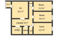 Продажа 3-комнатной квартиры, 81.5 м² в Костанае - фото 13