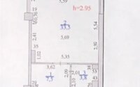 Продажа 1-комнатной квартиры, 44.8 м² в Астане - фото 3