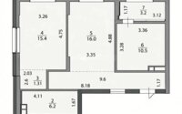 Продажа 2-комнатной квартиры, 63.1 м² в Астане - фото 2