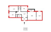 Продажа 4-комнатной квартиры, 82 м² в Караганде - фото 19