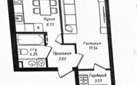 Продажа 1-комнатной квартиры, 39 м² в Астане
