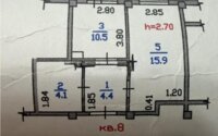 Продажа 1-комнатной квартиры, 37 м² в Алматы - фото 6