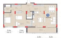 Продажа 3-комнатной квартиры, 113 м² в Астане