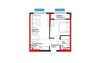 Продажа 2-комнатной квартиры, 45.71 м² в Алматы - фото 2