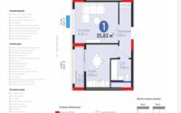 Продажа 1-комнатной квартиры, 35.8 м² в Астане