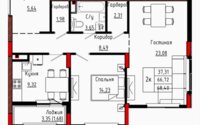 Продажа 2-комнатной квартиры, 68 м² в Астане - фото 2