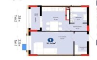 Продажа 1-комнатной квартиры, 37 м² в Астане