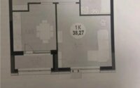 Продажа 1-комнатной квартиры, 38.27 м² в Астане