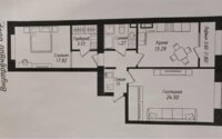 Продажа 2-комнатной квартиры, 71.08 м² в Астане