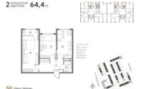 Продажа 3-комнатной квартиры, 64.4 м² в Алматы