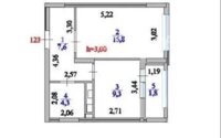 Продажа 1-комнатной квартиры, 39 м² в Астане
