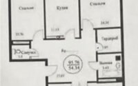 Продажа 3-комнатной квартиры, 96 м² в Астане