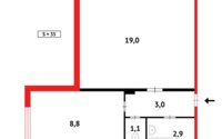 Продажа 1-комнатной квартиры, 34 м² в Караганде - фото 15