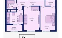 Продажа 2-комнатной квартиры, 64 м² в Астане