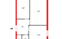 Продажа 2-комнатной квартиры, 54 м² в Караганде - фото 13