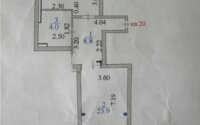 Продажа 1-комнатной квартиры, 52.8 м² в Астане