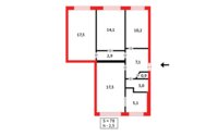 Продажа 4-комнатной квартиры, 78 м² в Караганде - фото 16