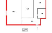 Продажа 2-комнатной квартиры, 44 м² в Темиртау - фото 11