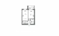 Продажа 1-комнатной квартиры, 39.1 м² в Астане