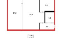 Продажа 2-комнатной квартиры, 44 м² в Караганде - фото 10