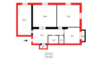 Продажа 3-комнатной квартиры, 77 м² в Караганде - фото 17