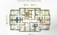 Продажа 3-комнатной квартиры, 88.63 м² в Астане