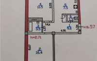 Продажа 2-комнатной квартиры, 52 м² в Алматы