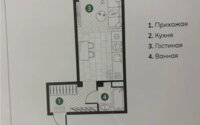 Продажа 1-комнатной квартиры, 33 м² в Алматы - фото 2