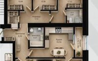 Продажа 4-комнатной квартиры, 125 м² в Астане