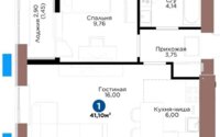 Продажа 2-комнатной квартиры, 40 м² в Астане