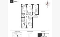 Продажа 4-комнатной квартиры, 143.3 м² в Алматы