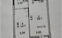 Продажа 1-комнатной квартиры, 48.3 м² в Астане