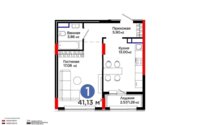 Продажа 1-комнатной квартиры, 41.2 м² в Астане - фото 3