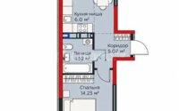 Продажа 2-комнатной квартиры, 46.67 м² в Алматы