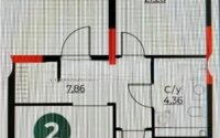 Продажа 2-комнатной квартиры, 65 м² в Астане