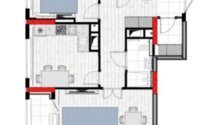 Продажа 2-комнатной квартиры, 71.32 м² в Астане