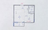 Продажа 1-комнатной квартиры, 42.4 м² в Астане
