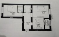 Продажа 2-комнатной квартиры, 66.13 м² в Астане