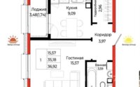 Продажа 1-комнатной квартиры, 38 м² в Астане - фото 3