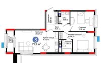 Продажа 3-комнатной квартиры, 72 м² в Астане - фото 5